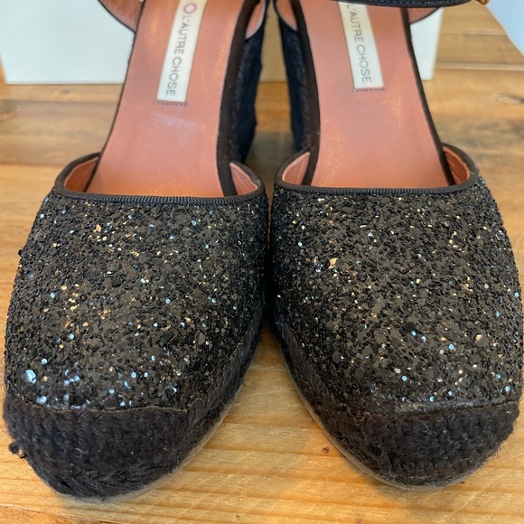 L’ AUTRE CHOSE black platform sandal NWBox - Picture 2 of 4